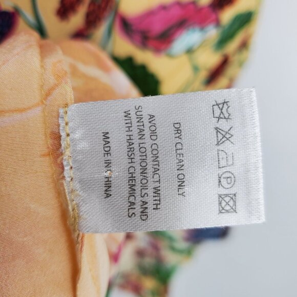 Saloni 100% Silk Lea Boho Chic Hourglass Resort Vacation Maxi Formal Dress 6 - Picture 8 of 14